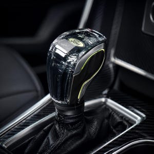 Ford Style Illuminated Crystal Gear Shift Knob for Mondeo Edge Kuga Focus Fiesta, LED Shifter Handle Interior Gift