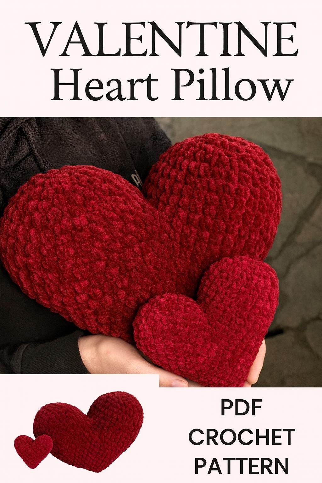 40 Heart Pillow Crochet Patterns for Cozy Home Decor and Handmade Gifts 28 Heart Pillow Crochet Pattern Multiple Sizes Gift