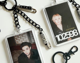 Stray Kids Photo Keychain | SKZ Bias Bag Charm, Stay Gift
