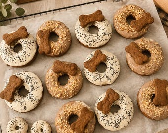 Handmade Dog Donuts for Celebrations, Dog Birthdays, Special Treats