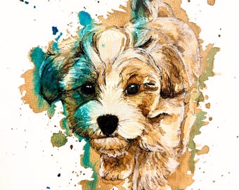 Custom watercolor drawing