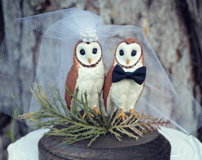 Owl-wedding-cake | Etsy