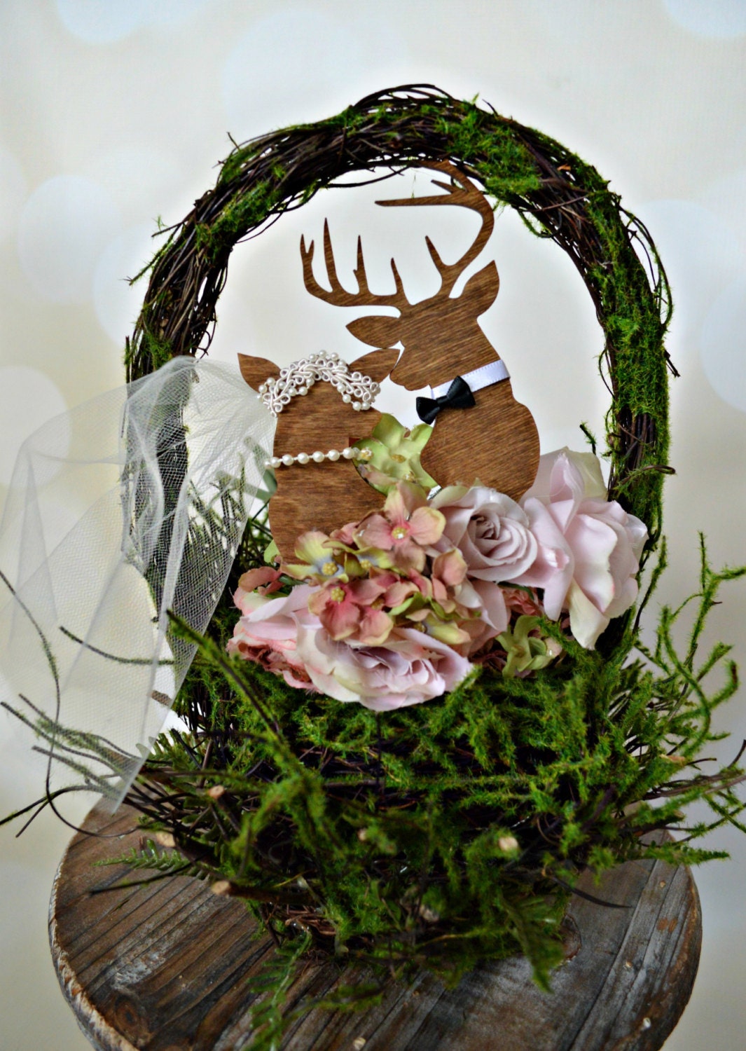 Ciervo boda buck y cierva pastel de bodas topper deer amante de los ciervos  novia y novio caza cazador de ciervos temático camuflaje marfil madera  ciervo siluetas - Etsy México, image size:1065x1500