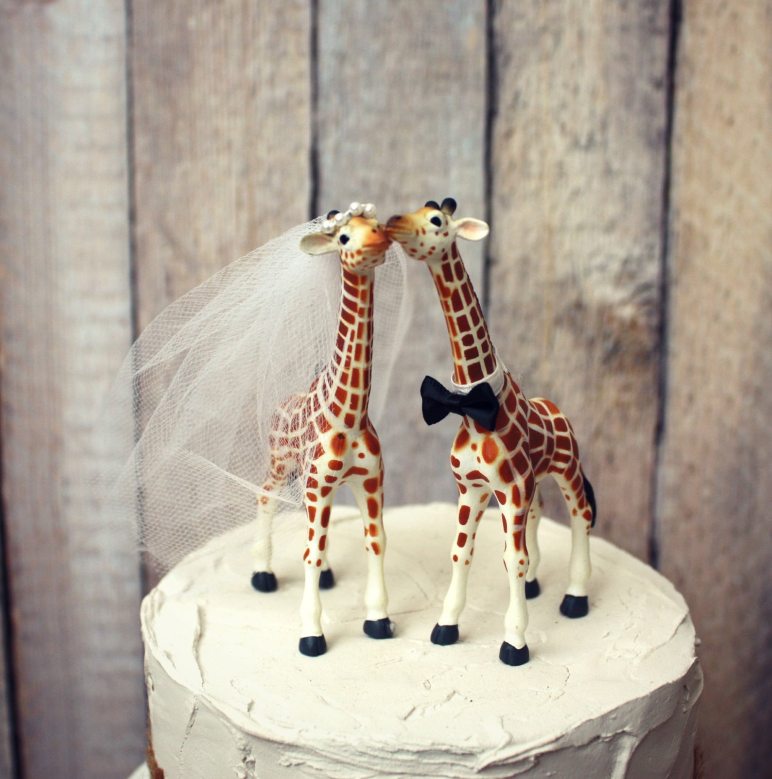 Giraffe wedding cake topperanimalwedding cake Etsy