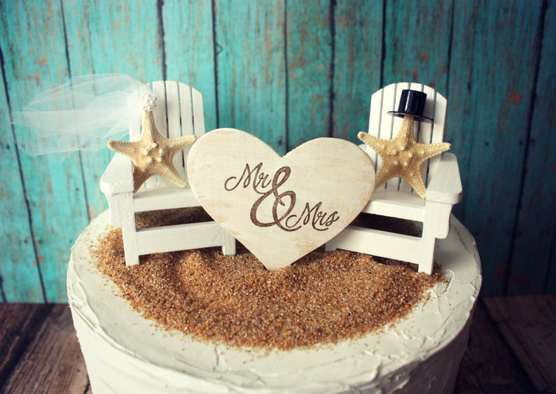 Adirondack Beach Wedding Chairs Adirondack Chair Wedding Cake Etsy