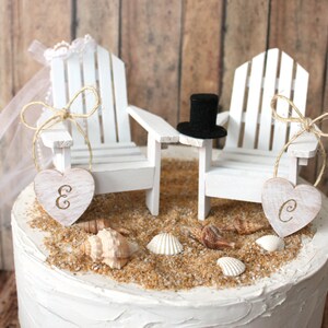 Cake Chair Adirondack Beach Wedding Chairs-adirondack Chairs-wedding Cake Topper ...