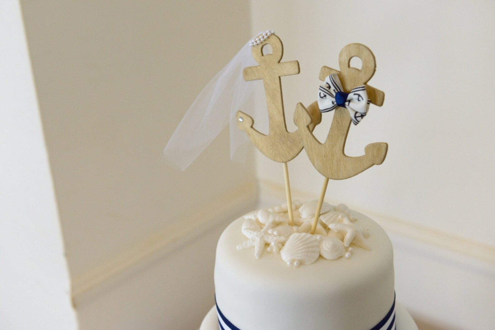 Anchors Away Wedding Cake Topperanchorsboat Wedding Cake Etsy