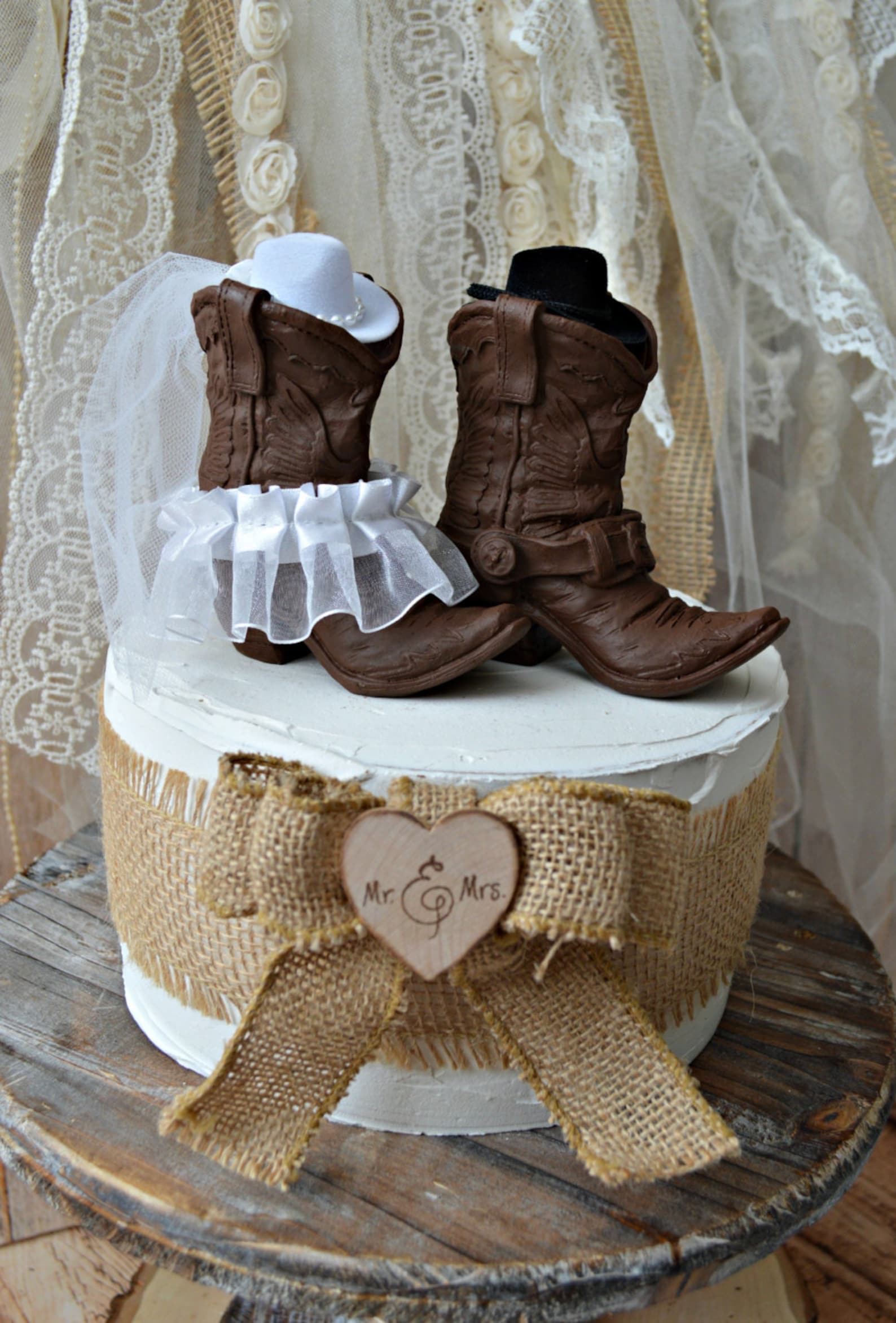 Western Wedding Cowboy Cowgirl Boot Cake Topper Bride and - Etsy Western Wedding Cowboy Cowgirl Boot Cake Topper Bride and - Etsy
