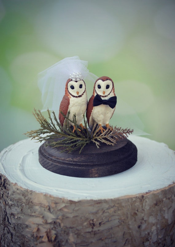 Owl Wedding Cake Etsy
