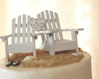 Beach Cake Topper Etsy