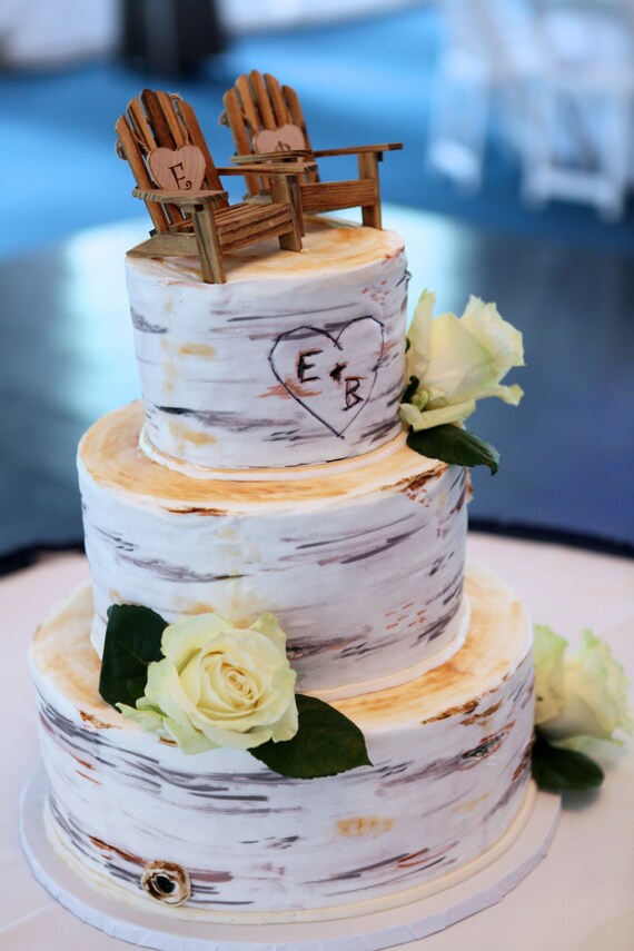 Adirondack Beach Wedding Chairs Adirondack Chairs Wedding Cake Etsy