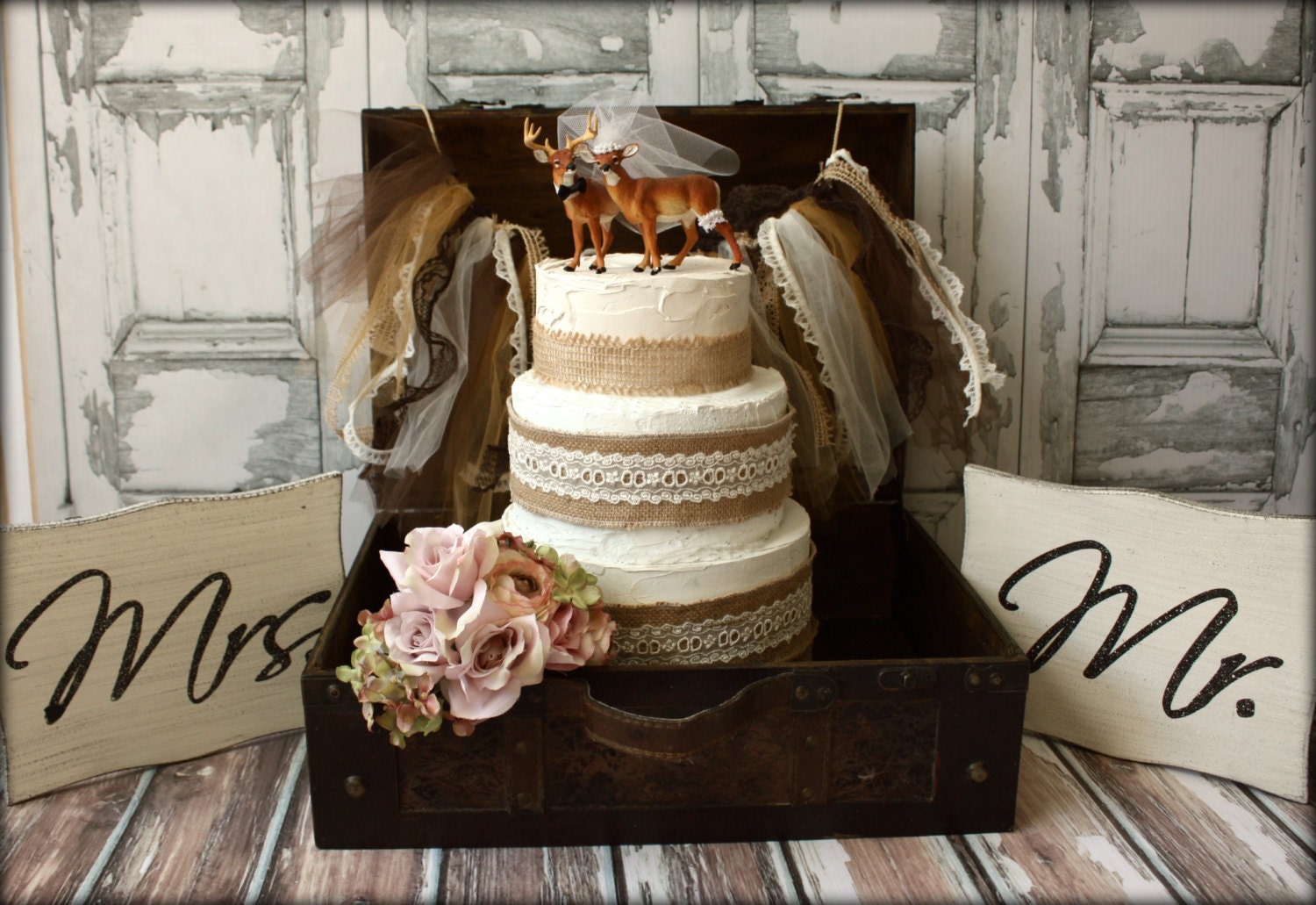 Adorno para tarta de bodas con forma de ciervo - Adorno para tarta de bodas  con forma de caza - Novios con ciervos - Caza - Ciervo - Adorno para tarta  de bodas - Etsy México, image size:1500x1031