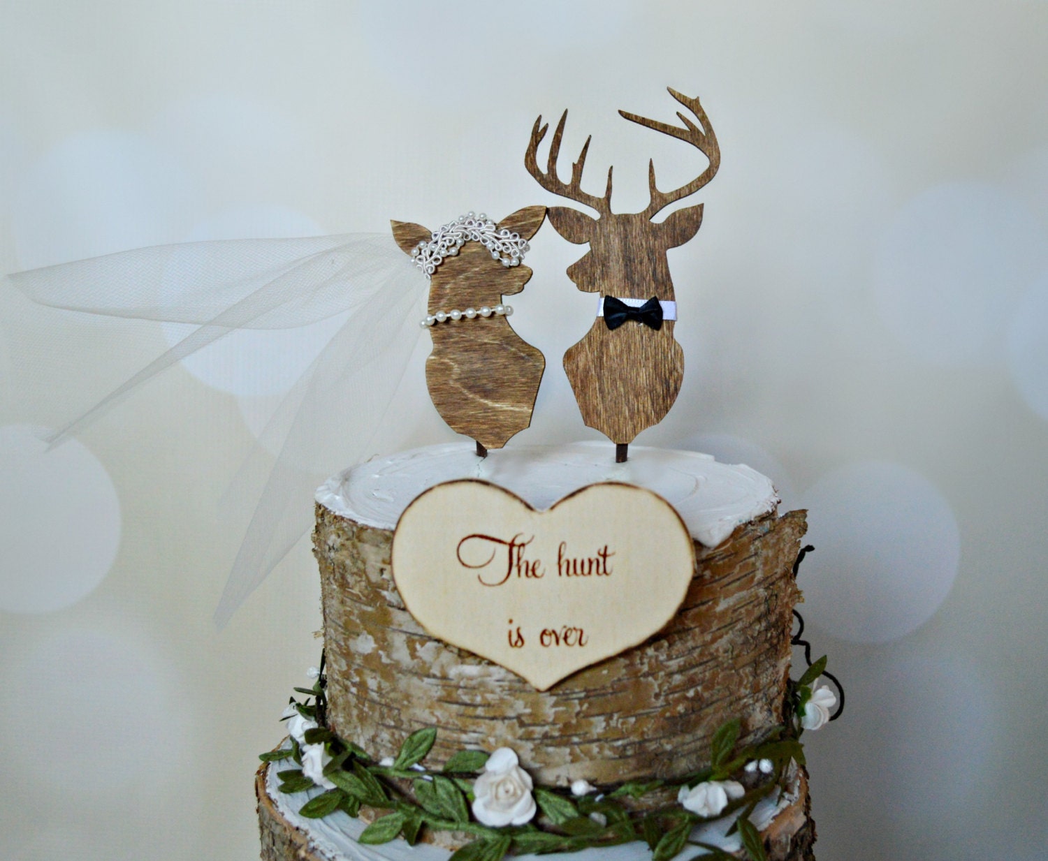 Ciervo boda buck y cierva pastel de bodas topper deer amante de los ciervos  novia y novio caza cazador de ciervos temático camuflaje marfil madera  ciervo siluetas - Etsy México, image size:1500x1233
