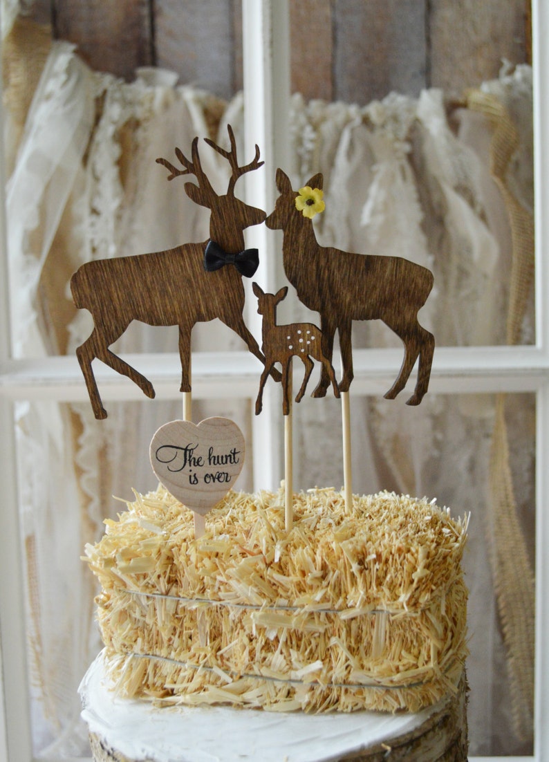 Le Cerf Chasse Le Genre De Gateau De Mariage De Douche De Bebe Etsy
