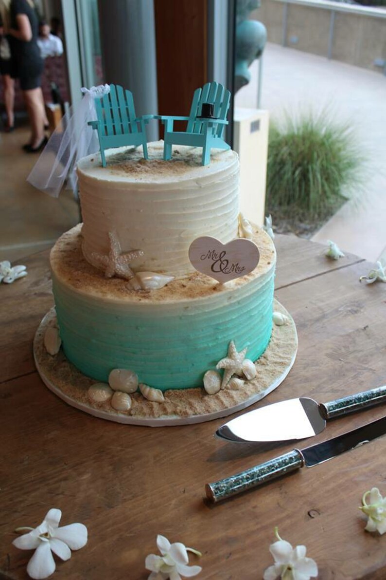 Cake Chair Adirondack Beach Wedding Chairs-adirondack Chairs-wedding Cake Topper ...