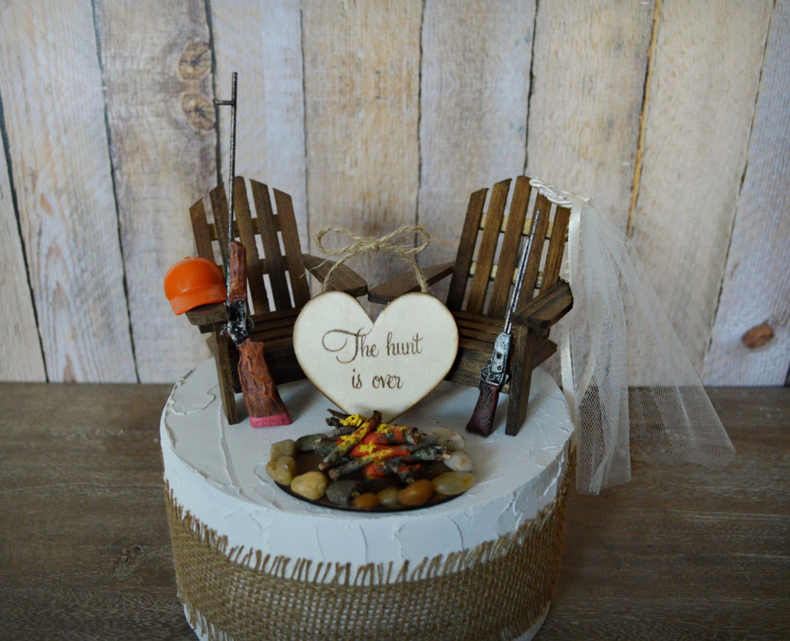 Shot gunrifflehuntingweddingcake toppergundeer country Etsy