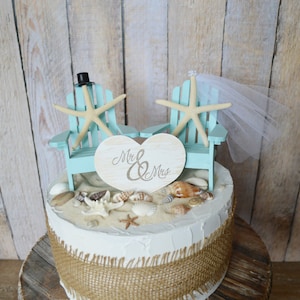 Adirondack beach wedding chairs-Adirondack chairs-wedding cake topper-beach chairs-beach wedding-destination wedding-beach-custom