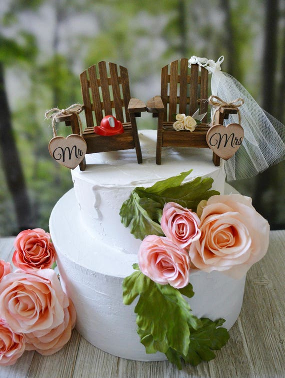 Sale Pompier Casque Gateau De Mariage Topper Mariee Et Marie Etsy
