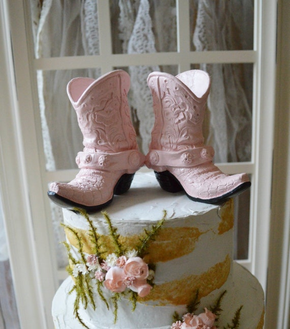 Cowgirl Bottes Anniversaire Fete Nuptiale Douche Fille Gateau Etsy