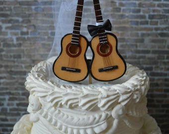 Personnalisé Guitar Player Icing Birthday Cake Topper Décoration 8" Cercle