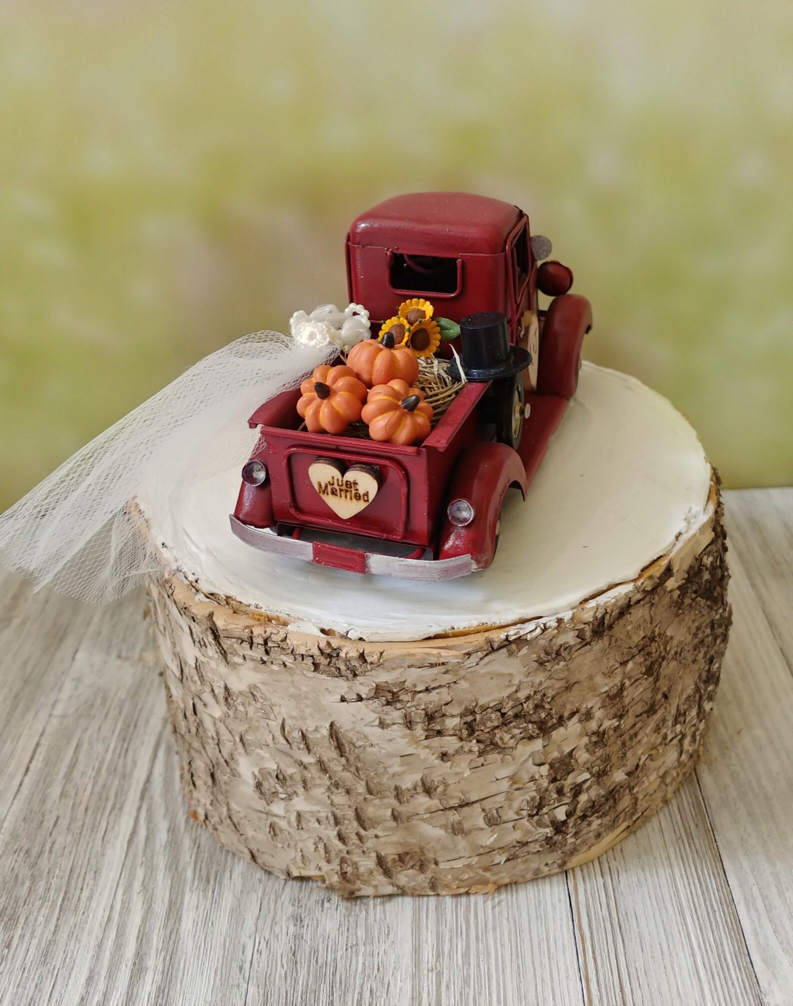 Camioneta pastel de boda topper viejo camión pasado vintage | Etsy