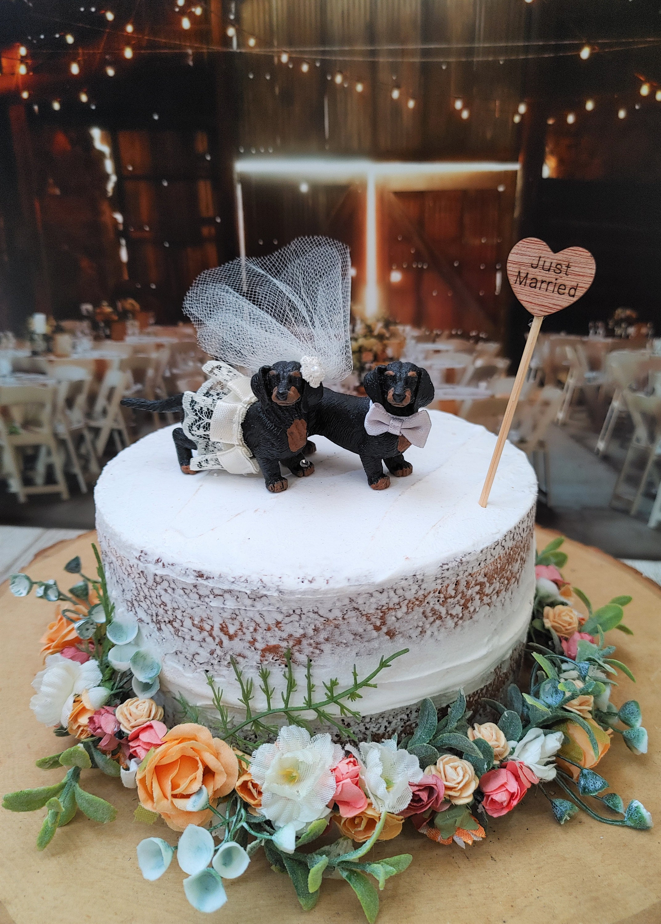Dachshund Wedding Cake Topper Dog Puppy Weiner Dog Animal Lover ...