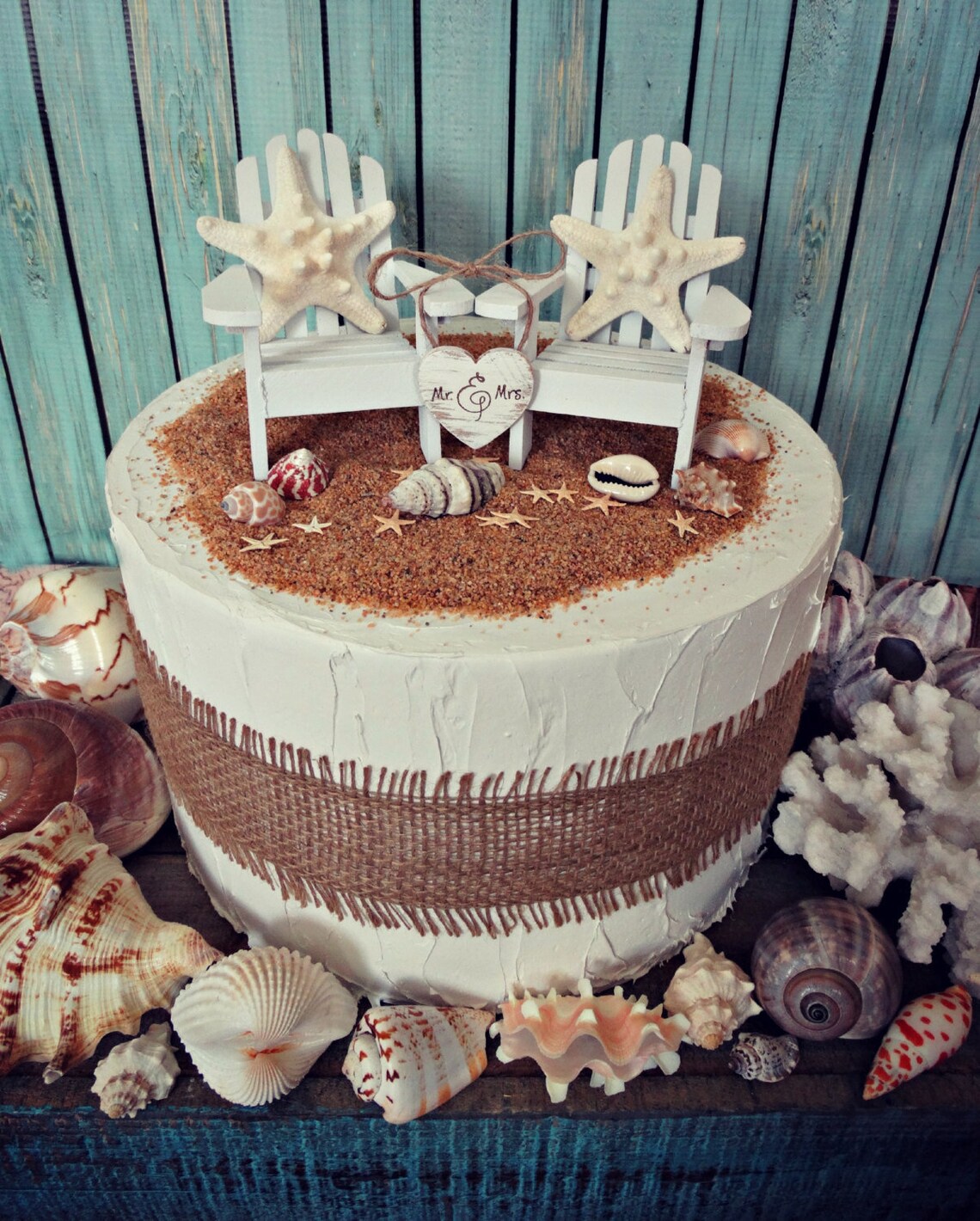 Beach Weddingchairbeach Chairweddingcake Etsy