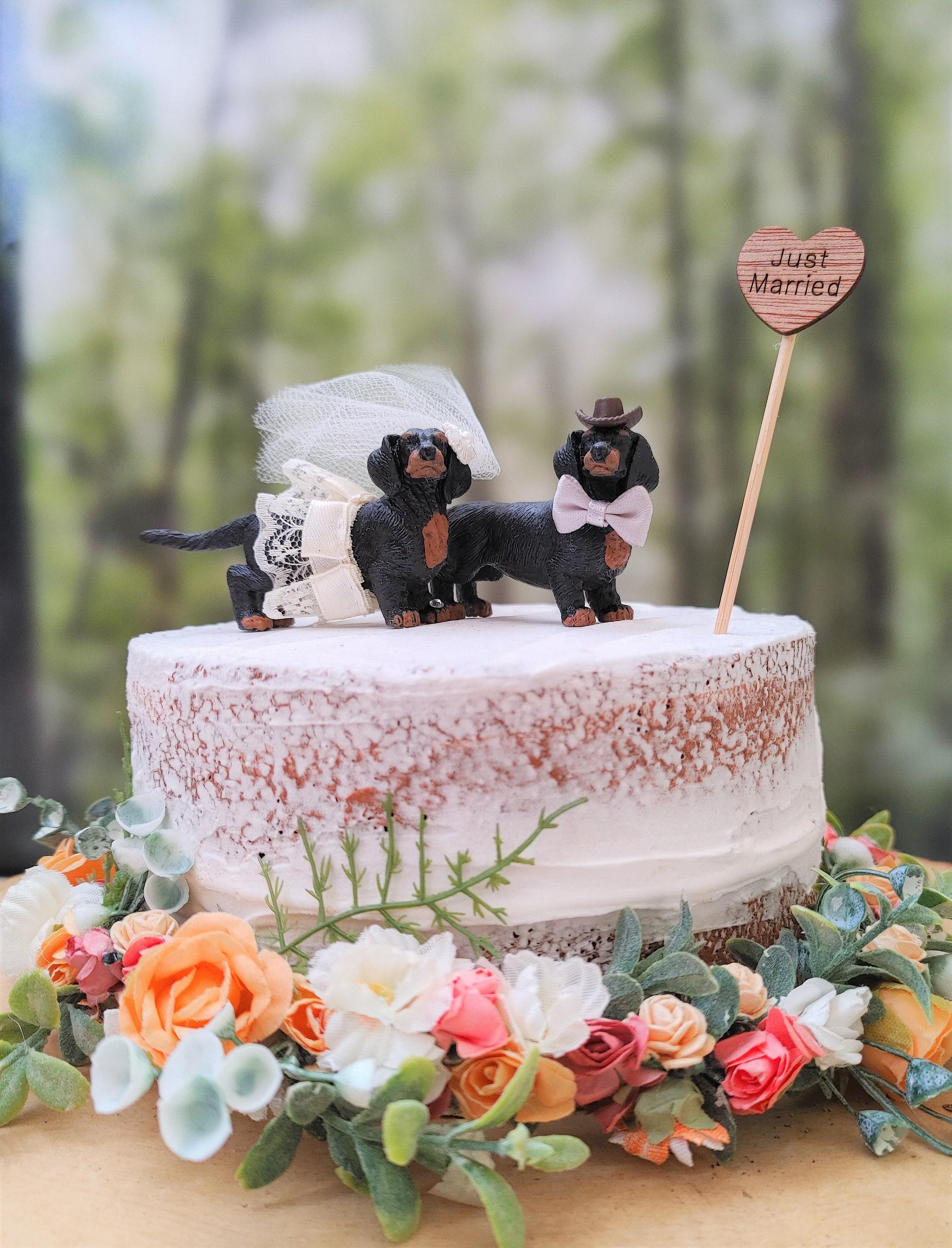 Dachshund Wedding Cake Topper Dog Puppy Weiner Dog Animal Lover — free download