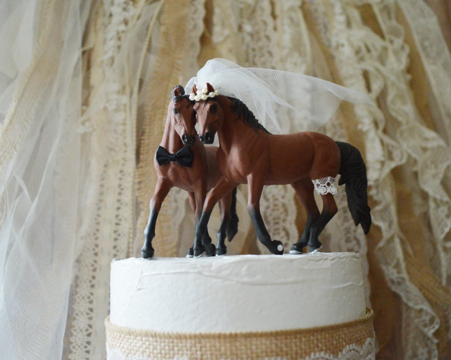 Details about   Country Rustic Wedding Cake Topper Tree Horse Tractor Personalised Dogs Cats 