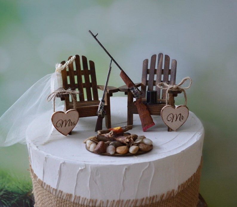 Shot Gunrifflehuntingweddingcake Toppergundeer Etsy