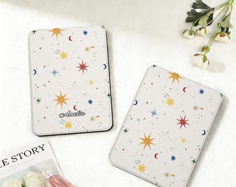 Etui na Kindle z motywem Księżyca i gwiazd, niestandardowa osłona do czytników Paperwhite 12" 7" / 11" 6,8" / 10" 6", Kindle 10" 11. generacji, Kindle 2024 Colorsoft Cover