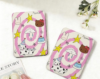 Etui na Kindle z uroczym motywem kolażu z kotkiem, na Paperwhite 12, 7"/11, 6,8"/10, 6", Kindle 10, 11. generacji, Kindle 2024, Colorsoft Cover
