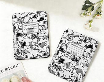 Etui na Kindle'a z motywem Snoopy'ego, do Paperwhite 12, 7"/11, 6,8"/10, 6", Kindle 10, 11. generacji, Kindle 2024, Colorsoft Cover