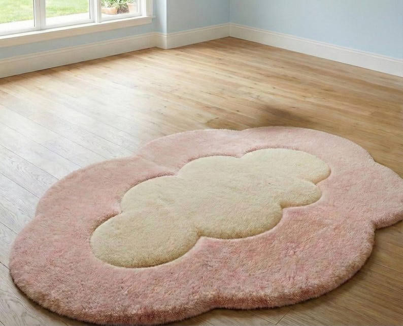 Small Cloud Rug Hand Tufted Cloud Rug | Soft Nursery Playroom Carpet - Etsy