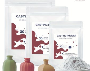 Gypsum Casting Powder 300g–1000g – High Density Plaster for DIY Molds, Sculptures & Home Decor Crafts