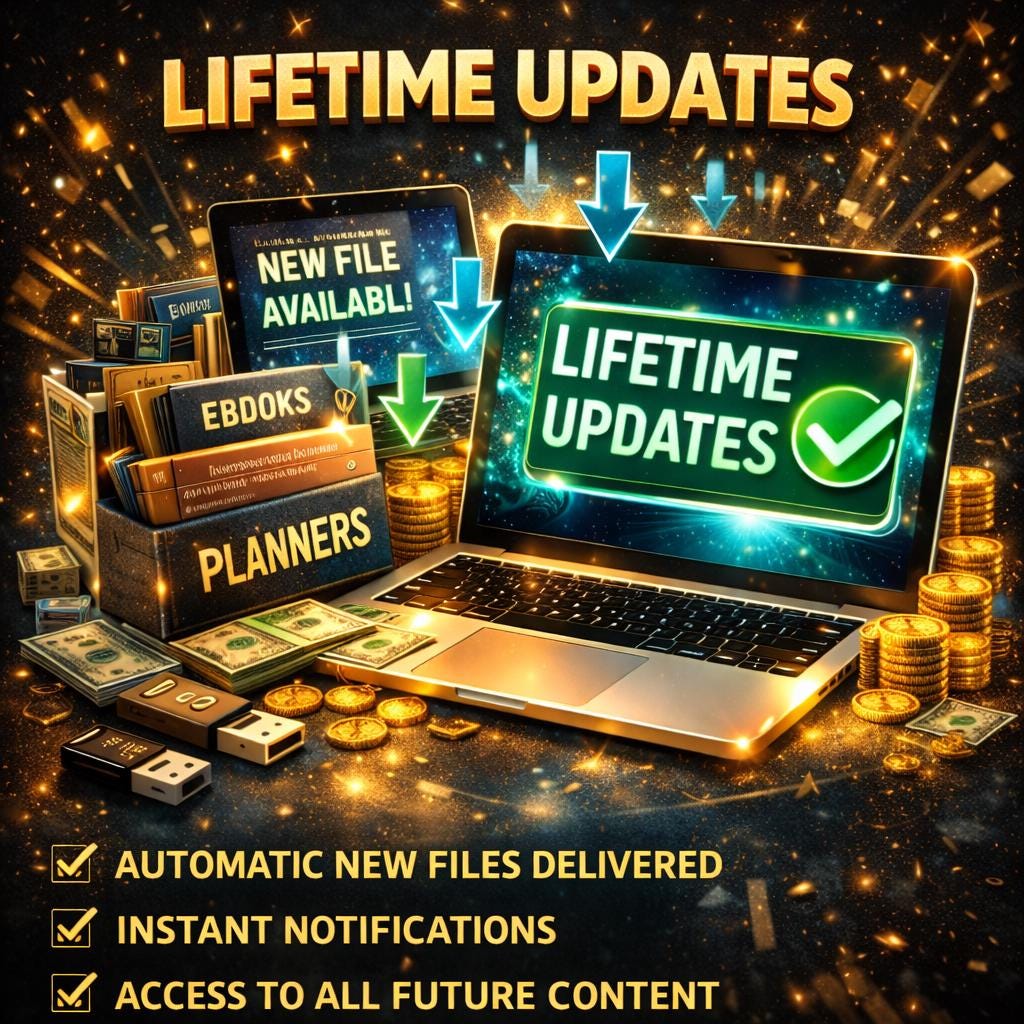 Ultimate PLR MRR Mega Bundle Digital Products Vault Canva Templates ...