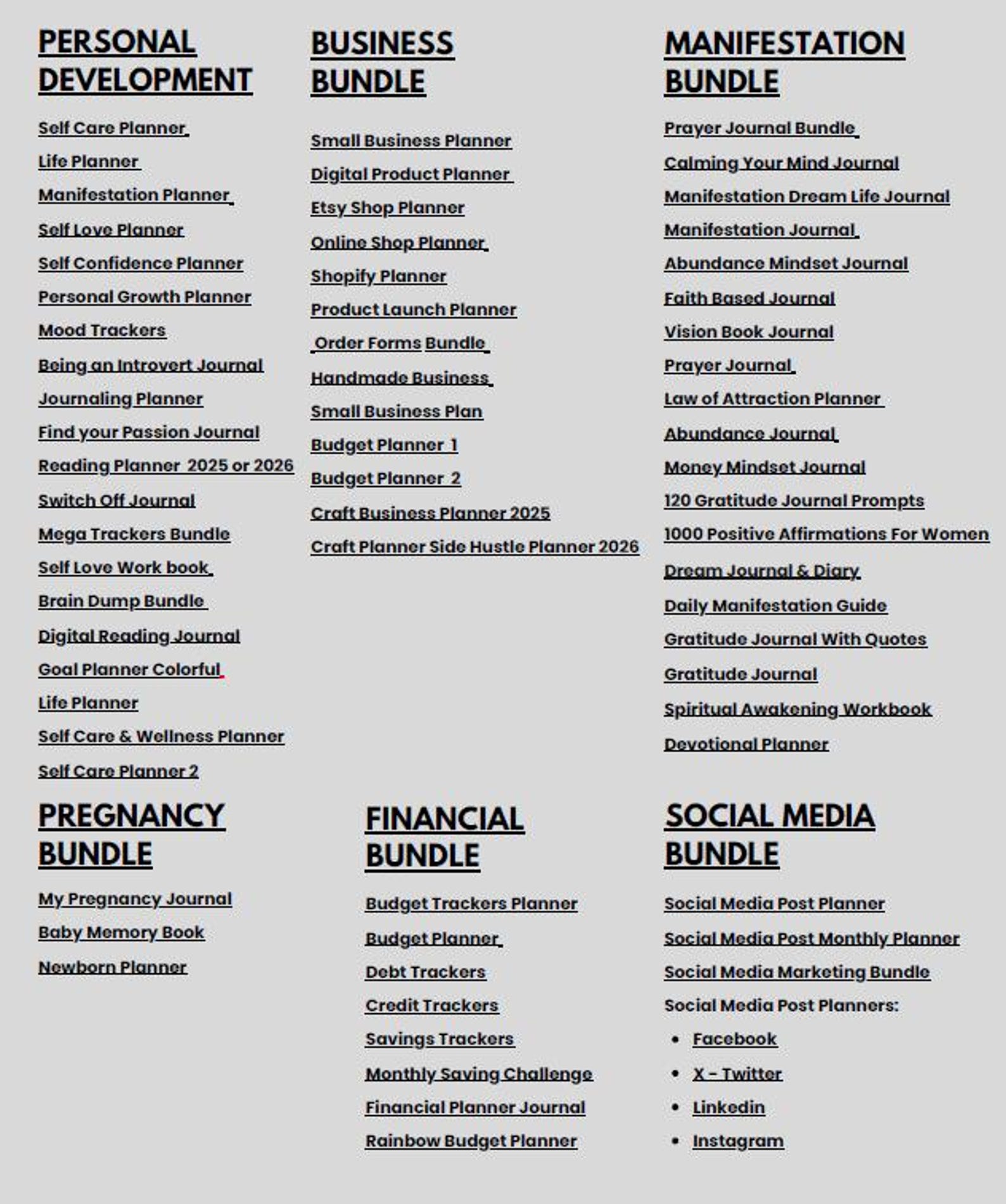 7500+ Editable Canva Planner Pages 2026 Bundle, PLR MRR Digital ...