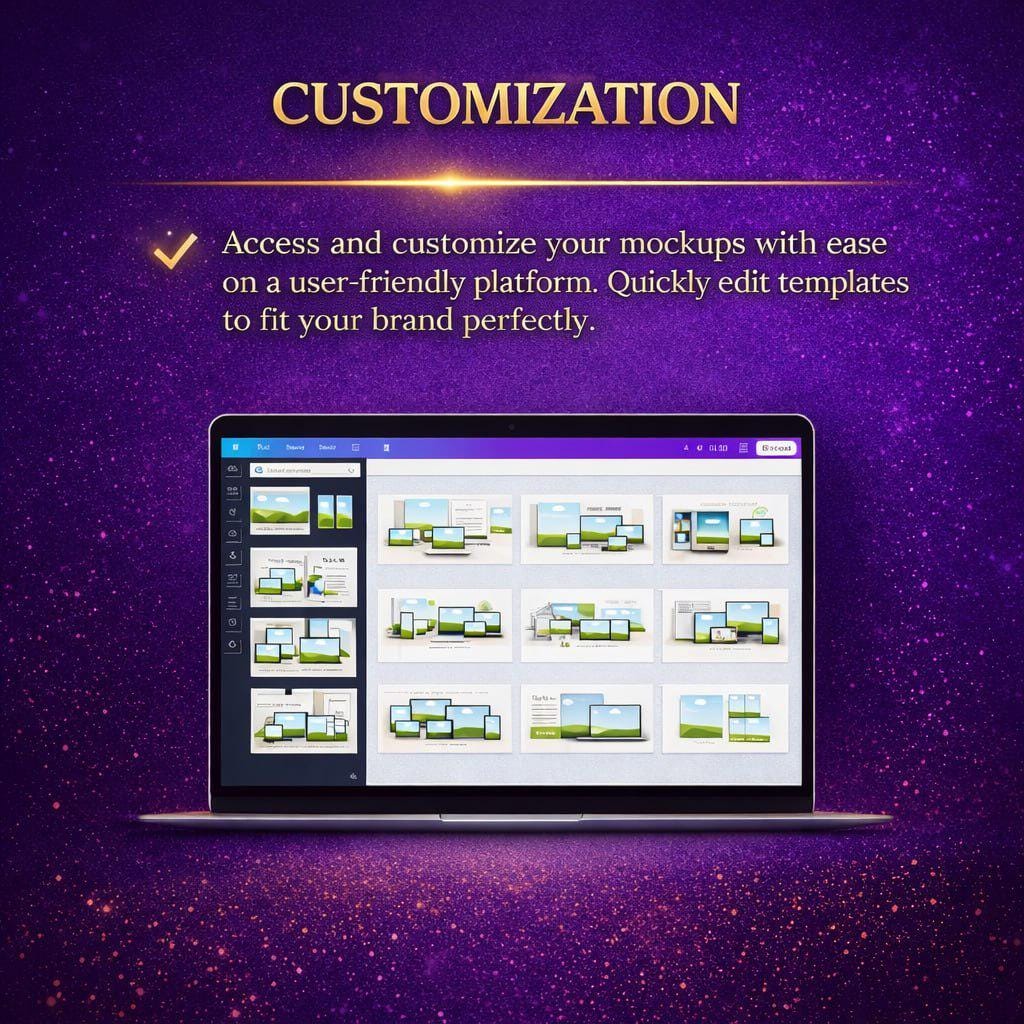200+ Etsy Mockups Canva Templates Digital Product Display Ebook Course ...