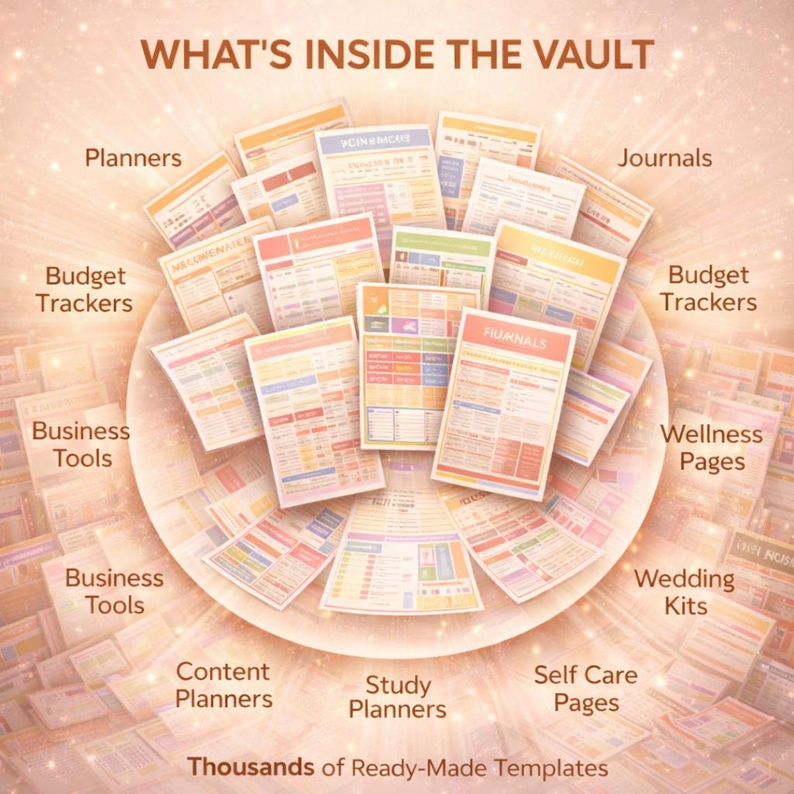 20000+ Canva Templates Bundle Mega Digital Products Vault Planner ...