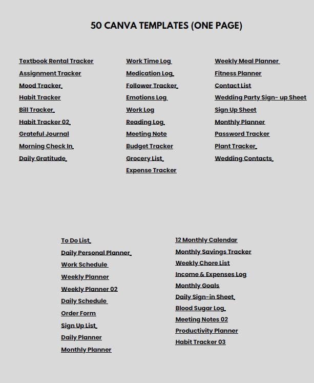 7500+ Editable Canva Planner Pages 2026 Bundle, PLR MRR Digital ...