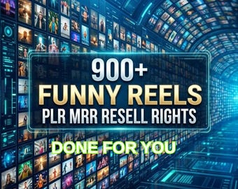 1220+ PLR MRR Reels Bundle Viral Faceless Videos Resell Rights Digital Content