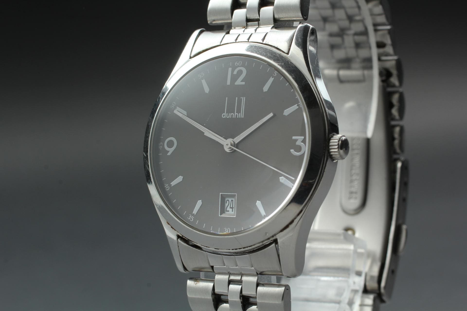 Exc+5 Dunhill Cityscape 8003 34mm Men's Quartz Watch Black Dial - Etsy