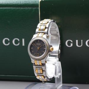 GUCCI ヴィンテージ腕時計 9040L レディース シルバー 黒 Gucci 9040l Watch - Etsy