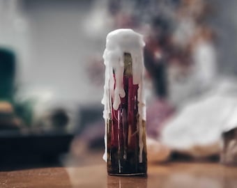 Victorian Apothecary Potion Bottle | Gothic Glass Curio | Decorative Oddities Bottle | Witchy Altar Decor