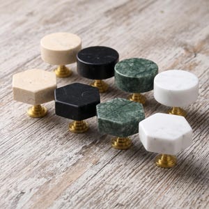 Stone Cabinet Knobs, Round Drawer Knobs, Modern Dresser Knob, Kitchen Cabinet Hardware, Luxury Cupboard Knobs, Minimalist Furniture Knobs