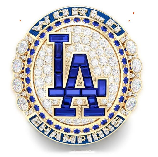 La dodgers ring - Etsy 日本