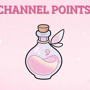 Fairy Potion Channel Point Icon • Cute Twitch Reward • Fantasy Stream Icon