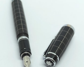 Vintage Montblanc reservoarpenna med ask och leverans över hela världen