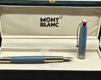 Vintage Montblanc reservoarpenna med ask och leverans över hela världen