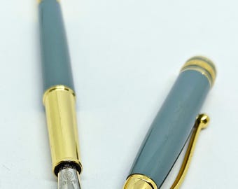 Vintage Montblanc reservoarpenna med ask och leverans över hela världen